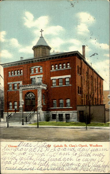 Catholic St. Clara's Church, Woodlawn Chicago, IL